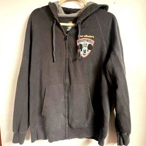 Disney Parks Mickey vintage style hoodie Large